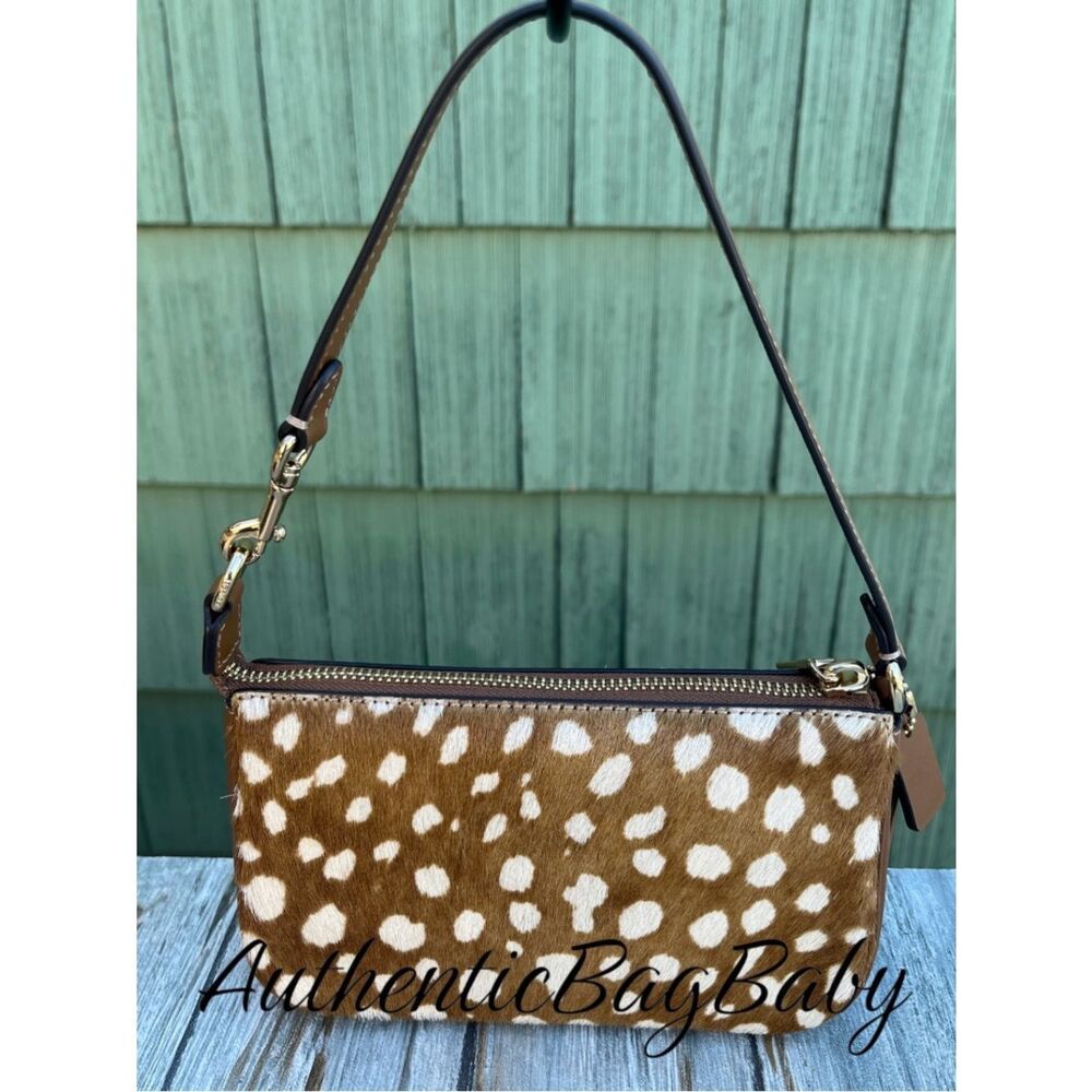 Coach Nolita 19 With Deer Print Bag Purse - Picture 2 of 8